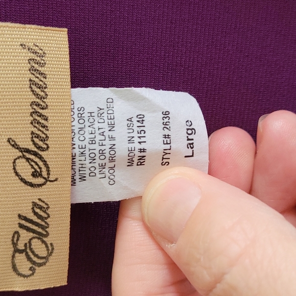 Purple dress size large - Picture 3 of 4